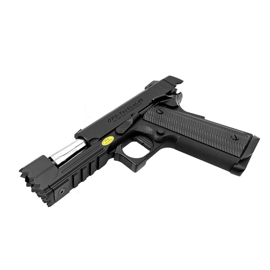 Golden Eagle 3317 Green Gas Powered Hi-Capa Strike Warrior Gel Blaster Pistol Black