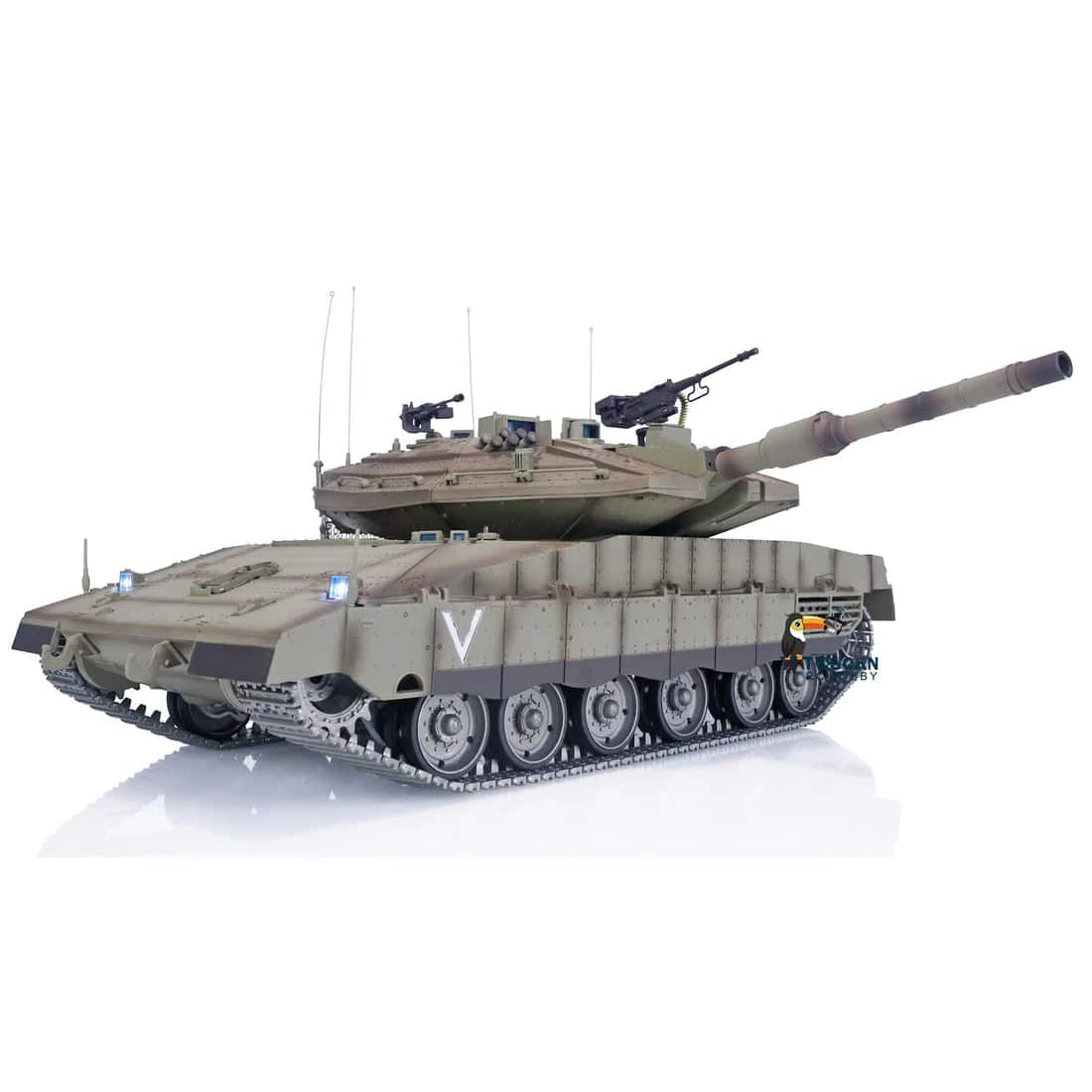 Heng Long New Arrival RC Tank 1/16 TK7.0 3958 -1 IDF Merkava MK IV PRO Edition Metal Gearbox Sprockets Tracks Idlers Road Wheels