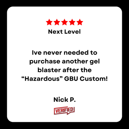 "Hazardous" Comp CGB Custom - Gel Blaster (Metal)