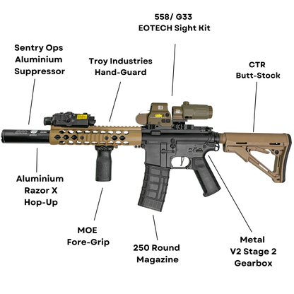 "Head Hunter" Comp CGB Custom - Gel Blaster (Metal)