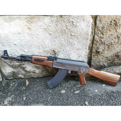 RX AKM-47 V4 GEL BLASTER UPGRADED 11.1V AND METAL GEAR & BARREL WITH BLOWBACK ADULT SIZE