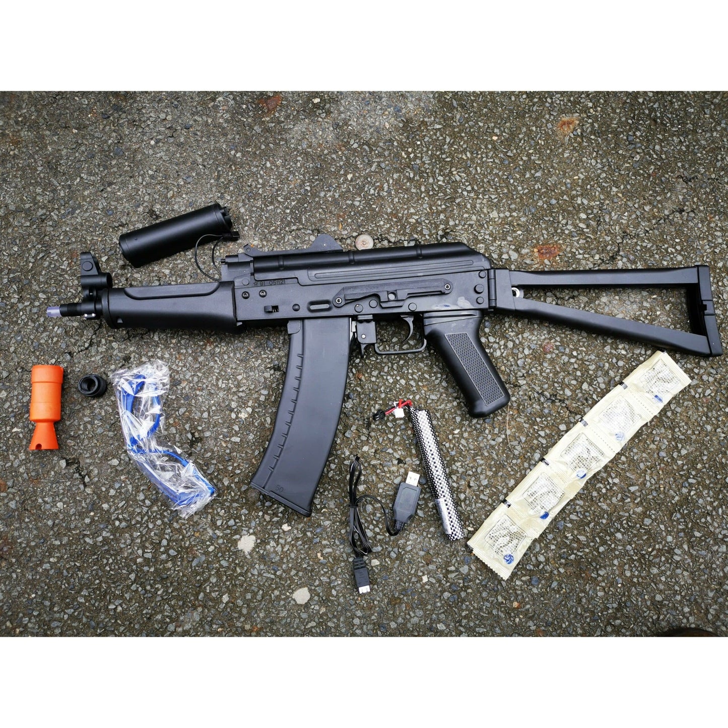 JINMING AK 74U J12 Nylon Gel Blaster