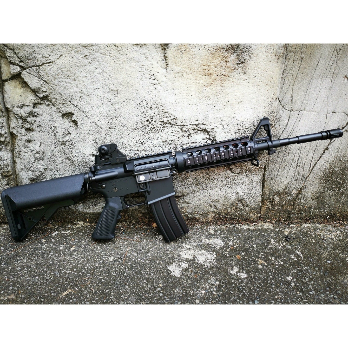 CYMA M4 CQB-R SOPMOD LiPo Ready Metal Gel Blaster AEG Package: Black
