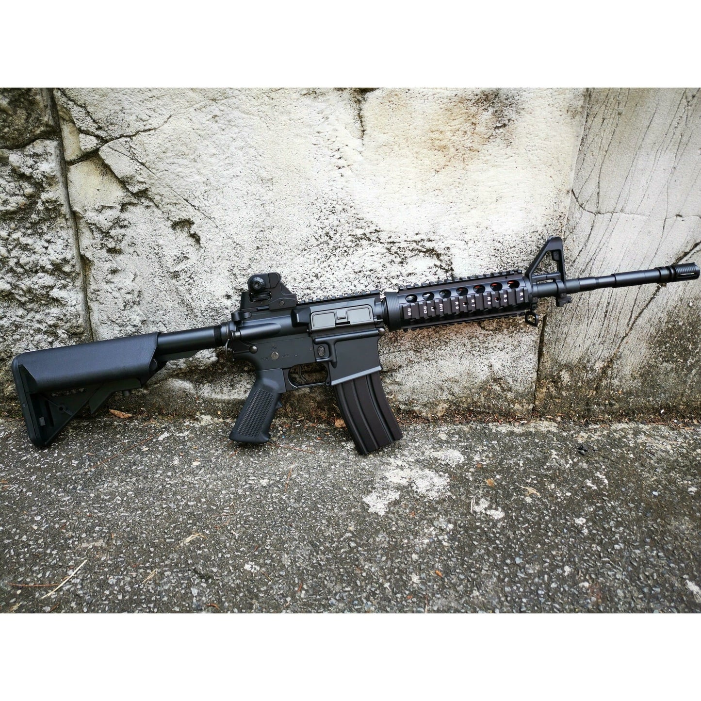 CYMA M4 CQB-R SOPMOD LiPo Ready Metal Gel Blaster AEG Package: Black