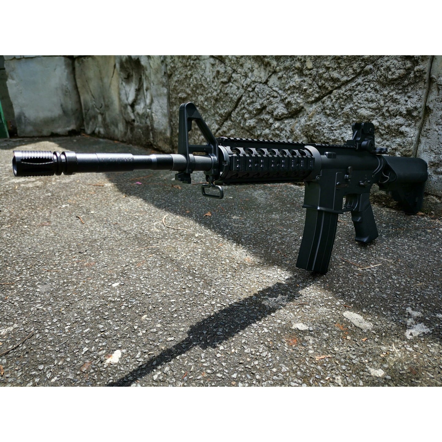 CYMA M4 CQB-R SOPMOD LiPo Ready Metal Gel Blaster AEG Package: Black