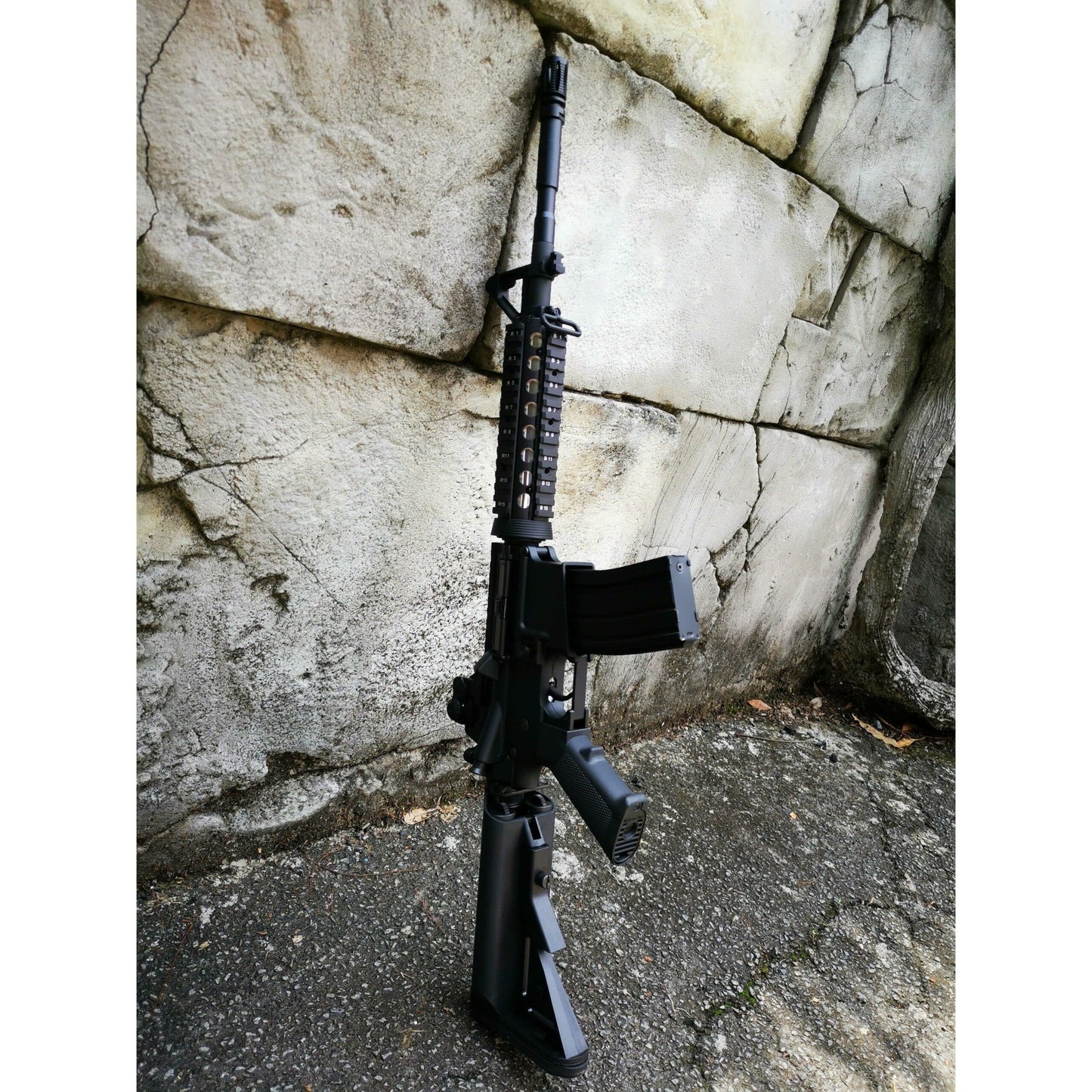 CYMA M4 CQB-R SOPMOD LiPo Ready Metal Gel Blaster AEG Package: Black