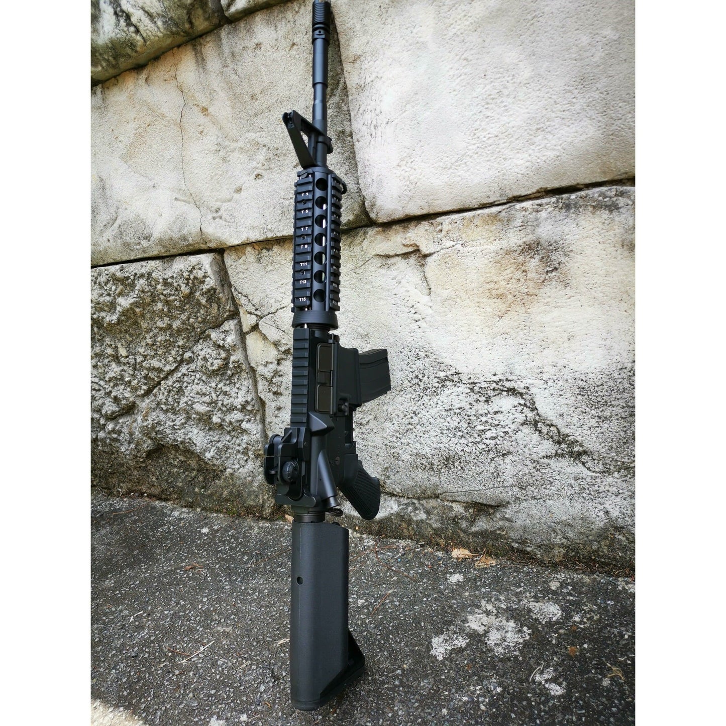 CYMA M4 CQB-R SOPMOD LiPo Ready Metal Gel Blaster AEG Package: Black