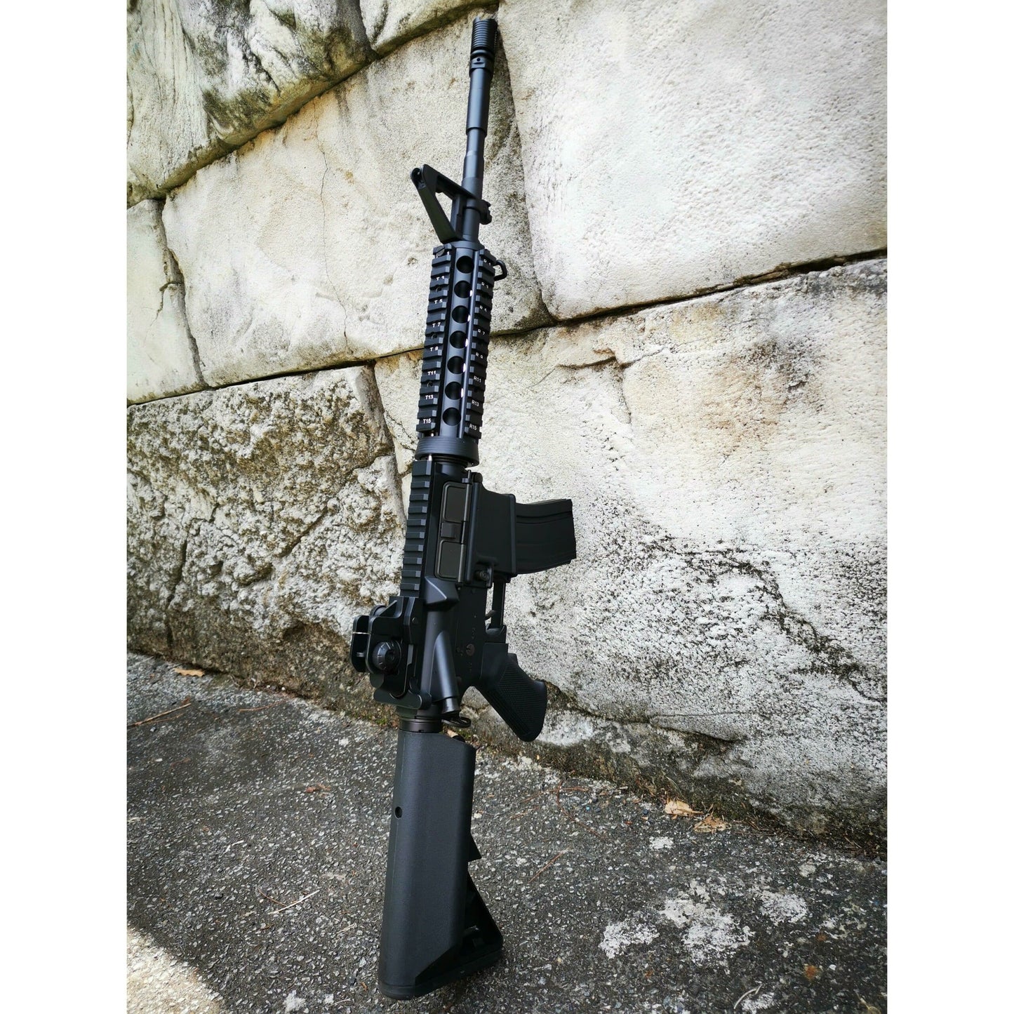 CYMA M4 CQB-R SOPMOD LiPo Ready Metal Gel Blaster AEG Package: Black