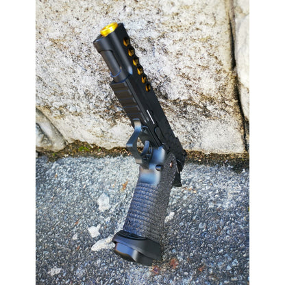 GOLDEN EAGLE 3399 FULL METAL CNC HEX CUT 2011 GEL BLASTER GREEN GAS POWERED Hi-Capa 5.1 VERSION GAS BLOW BACK