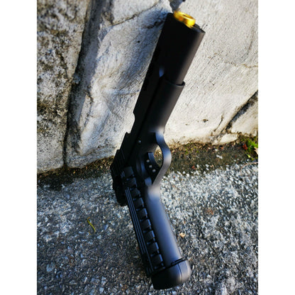 GOLDEN EAGLE 3368 1911 GEL BLASTER Hi-Capa 5.1 VERSION GAS/CO2 POWERED BLOWBACK CUSTOM NEGRO/DORADO