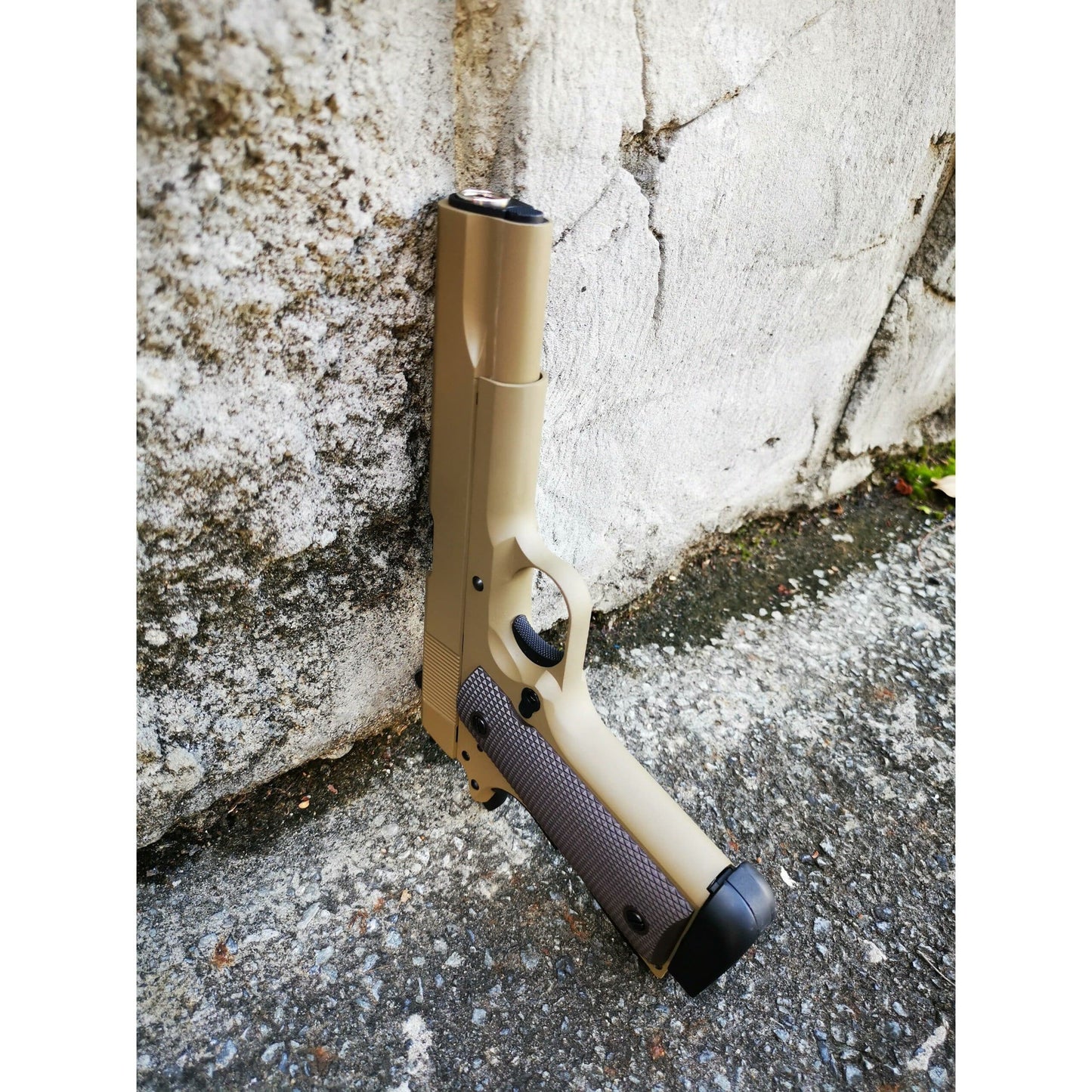 GOLDEN EAGLE 3306T GM1911 GEL BLASTER CO2 POWERED Hi-Capa 4.3 VERSION GAS BLOWBACK Colour: Tan