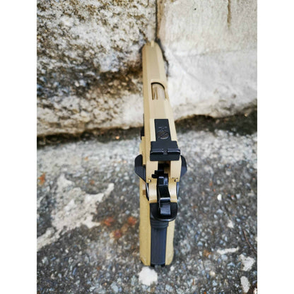 GOLDEN EAGLE 3304T 2011 GEL BLASTER GREEN GAS OR CO2 POWERED Hi-Capa 5.1 VERSION GAS BLOWBACK Colour: Tan
