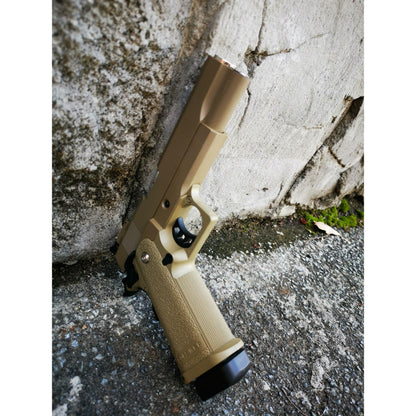 GOLDEN EAGLE 3304T 2011 GEL BLASTER GREEN GAS OR CO2 POWERED Hi-Capa 5.1 VERSION GAS BLOWBACK Colour: Tan