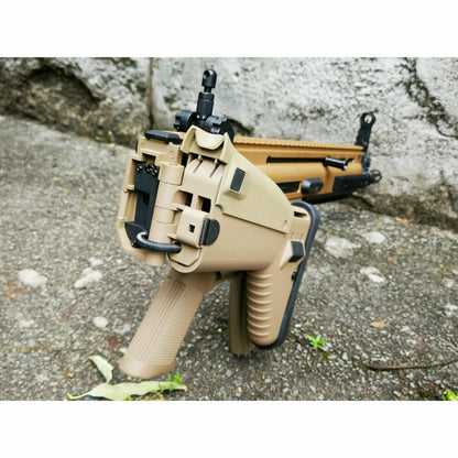SCAR-H Metal Gel blaster AEG Tan