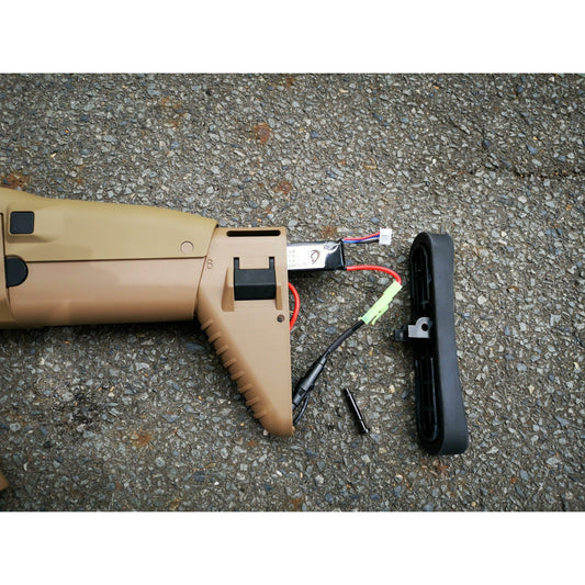 SCAR-H Metal Gel blaster AEG Tan