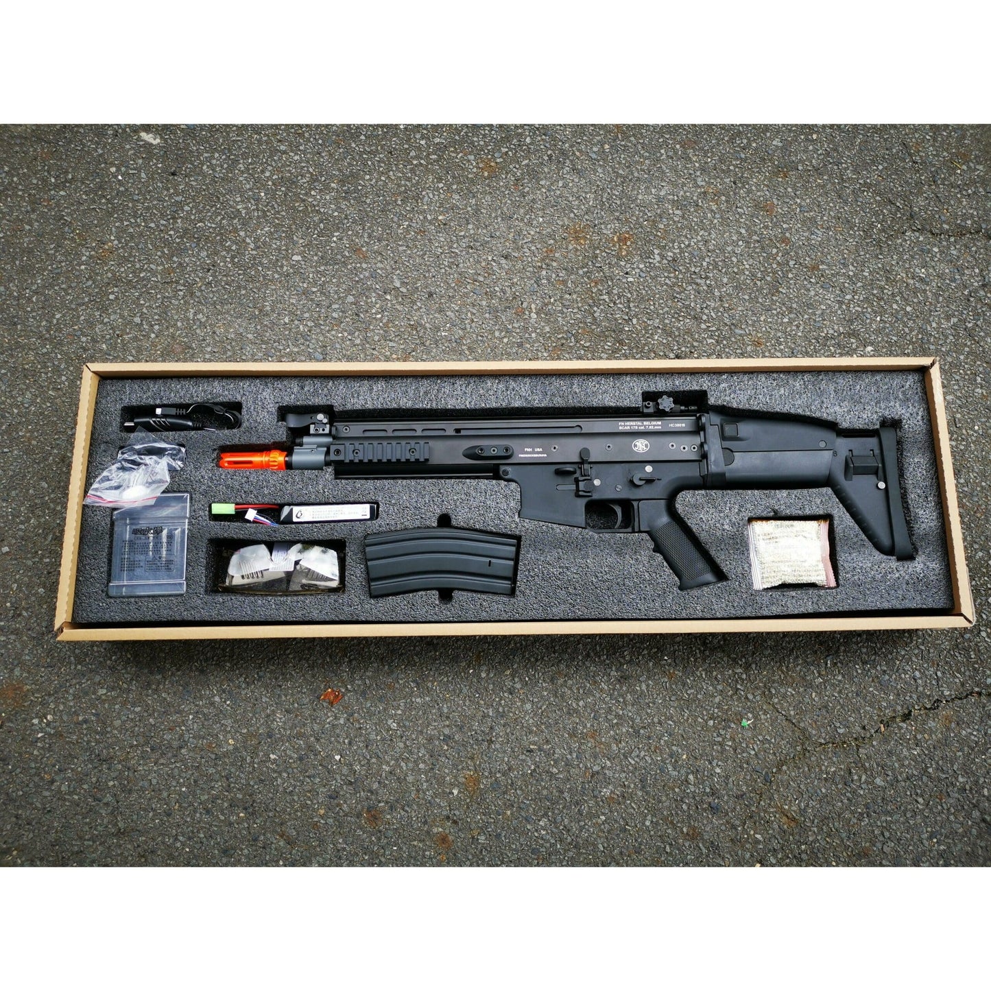 CYMA SCAR-L Metal Gel blaster AEG Black
