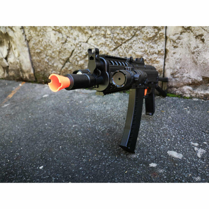 LeHui AK 74U Gel Blaster With Tactical Laser & Torch