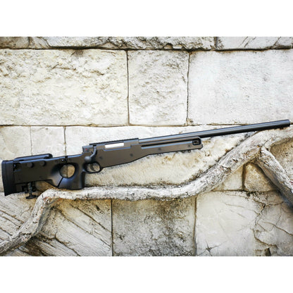 WELL MB08 Metal L96 AWM Bolt Action Gel Blaster Sniper Rifle w/ Folding Stock Color: Black