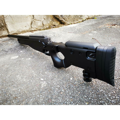 WELL MB08 Metal L96 AWM Bolt Action Gel Blaster Sniper Rifle w/ Folding Stock Color: Black