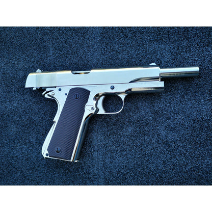 GOLDEN EAGLE 3305SV GM1911 GEL BLASTER GREEN GAS POWERED GAS BLOWBACK Chrome