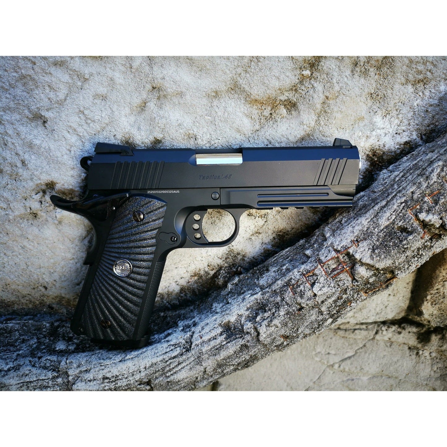 GOLDEN EAGLE 3326 HI-CAPA 4.3 OPS-Tactical Full Metal 1911 GEL BLASTER GREEN GAS/CO2 POWERED BLOW BACK