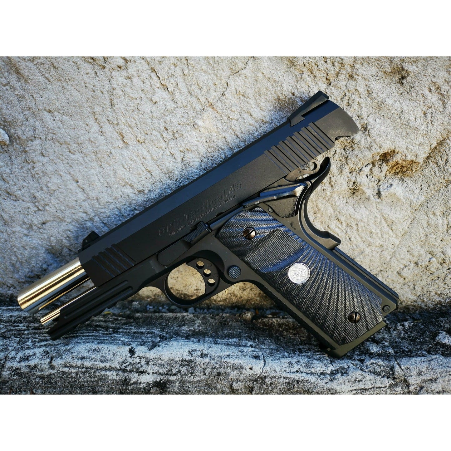 GOLDEN EAGLE 3326 HI-CAPA 4.3 OPS-Tactical Full Metal 1911 GEL BLASTER GREEN GAS/CO2 POWERED BLOW BACK