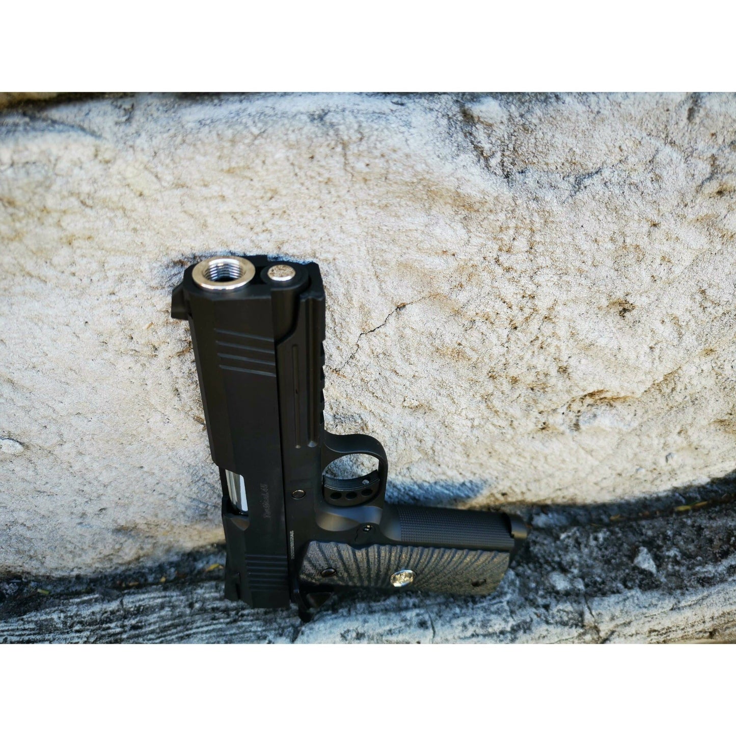 GOLDEN EAGLE 3326 HI-CAPA 4.3 OPS-Tactical Full Metal 1911 GEL BLASTER GREEN GAS/CO2 POWERED BLOW BACK