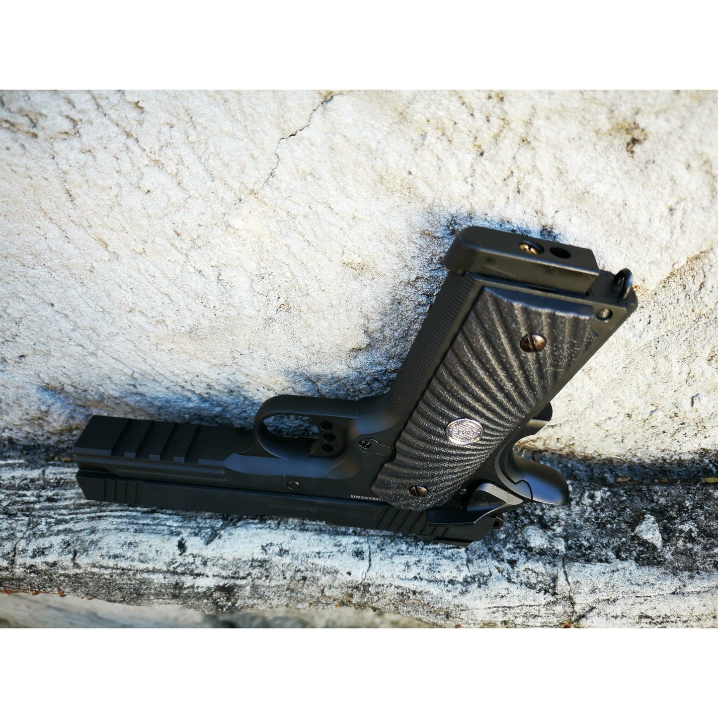 GOLDEN EAGLE 3326 HI-CAPA 4.3 OPS-Tactical Full Metal 1911 GEL BLASTER GREEN GAS/CO2 POWERED BLOW BACK