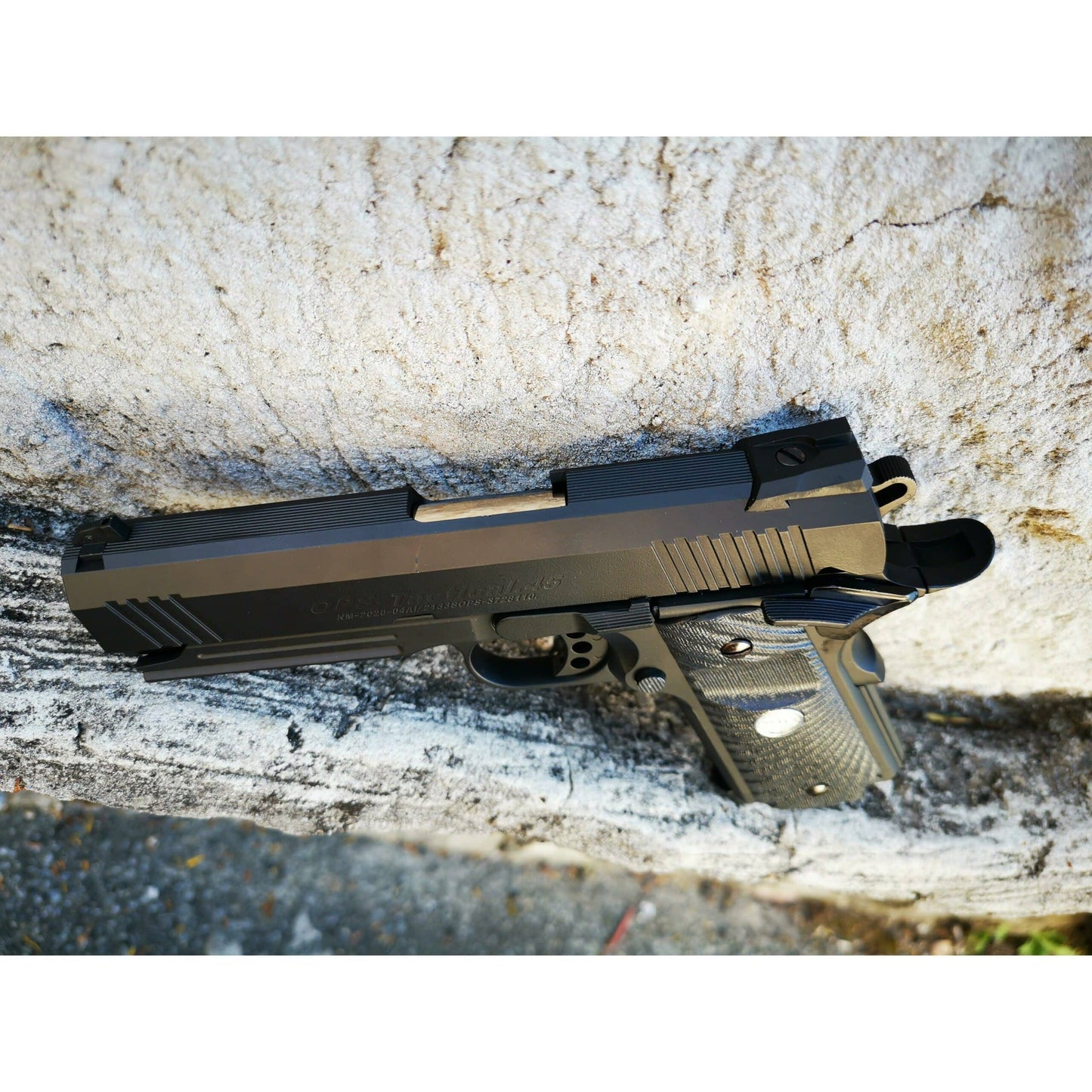 GOLDEN EAGLE 3326 HI-CAPA 4.3 OPS-Tactical Full Metal 1911 GEL BLASTER GREEN GAS/CO2 POWERED BLOW BACK