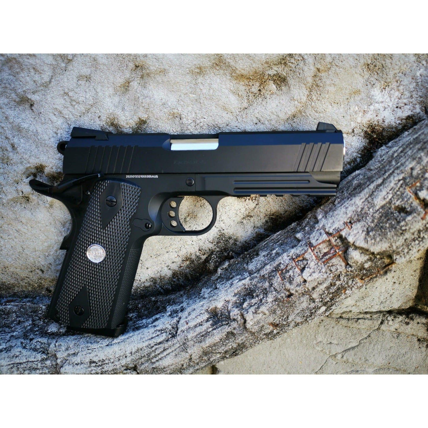 GOLDEN EAGLE 3325 HI-CAPA 4.3 OPS-Tactical Full Metal GEL BLASTER GREEN GAS/CO2 POWERED BLOW BACK