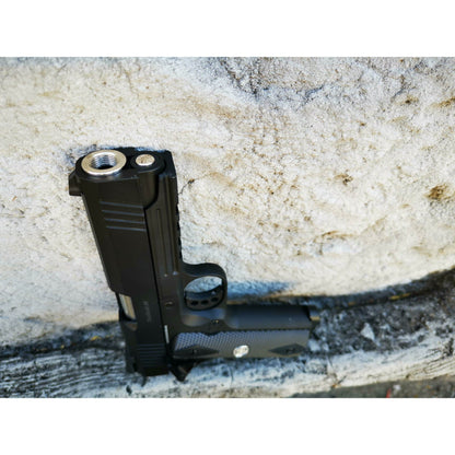GOLDEN EAGLE 3325 HI-CAPA 4.3 OPS-Tactical Full Metal GEL BLASTER GREEN GAS/CO2 POWERED BLOW BACK