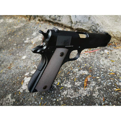 GOLDEN EAGLE 3305 GM1911 GEL BLASTER GREEN GAS OR CO2 POWERED GOVERNMENT VERSION GAS BLOWBACK