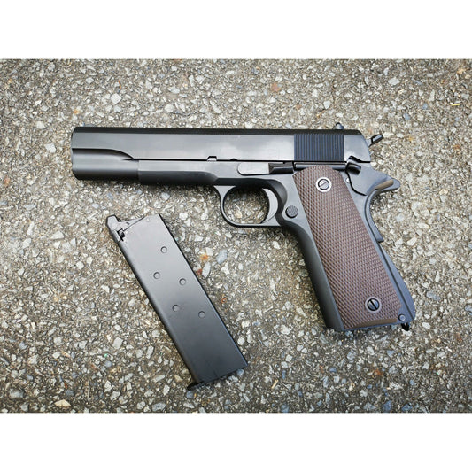 GOLDEN EAGLE 3305 GM1911 GEL BLASTER GREEN GAS OR CO2 POWERED GOVERNMENT VERSION GAS BLOWBACK