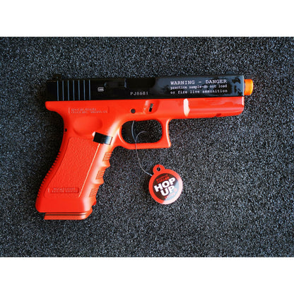 Double Bell Glock22 P Coloring Gas Blowback Gel Blaster Red With Black Practice Custom Green Gas Version