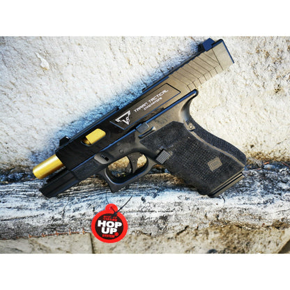 Double Bell Glock 19 TTI ver Type John Wick2 Combat Master Custom Gas Blowback Gel Blaster Green Gas Version