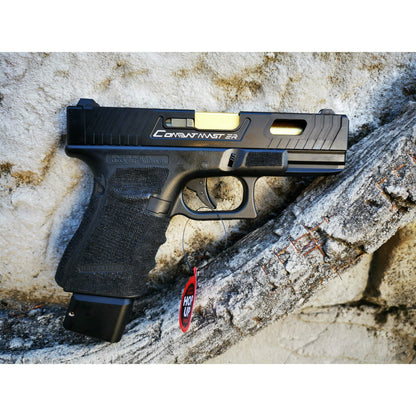 Double Bell Glock 19 TTI ver Type John Wick2 Combat Master Custom Gas Blowback Gel Blaster Long Green Gas Mag Version