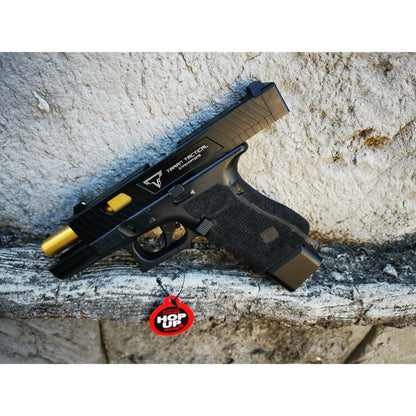Double Bell Glock 19 TTI ver Type John Wick2 Combat Master Custom Gas Blowback Gel Blaster Long Green Gas Mag Version