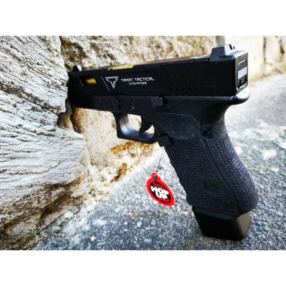 Double Bell Glock 19 TTI ver Type John Wick2 Combat Master Custom Gas Blowback Gel Blaster Long Green Gas Mag Version