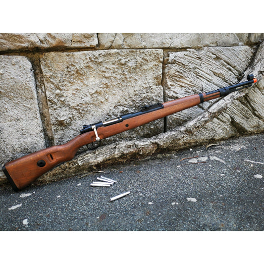 DOUBLE BELL Kar 98k Gas-Powered Gel Blaster Real Wood Version