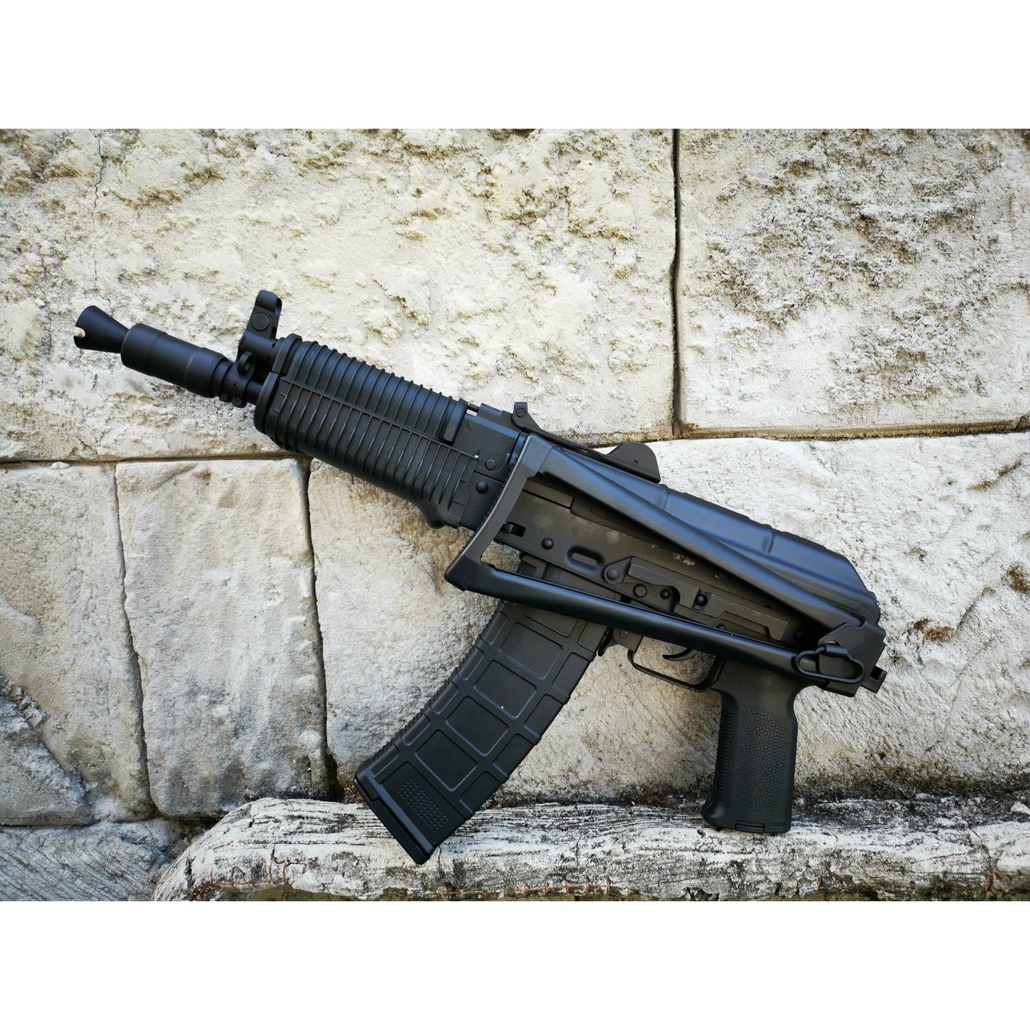 AK74U GAS POWERED GEL BLASTER GBB Subcarbine Replica