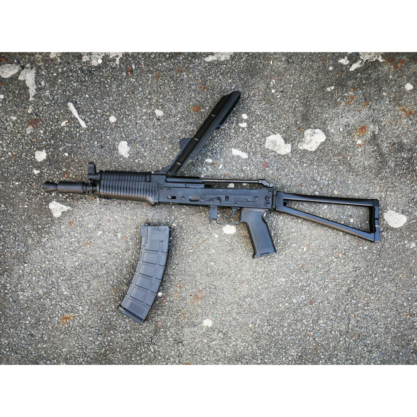 AK74U GAS POWERED GEL BLASTER GBB Subcarbine Replica