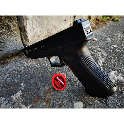 DOUBLE BELL Glock 34 Gel Blaster Gas Powered Blowback Metal Slide