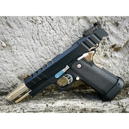 GOLDEN EAGLE 3343 FULL METAL CNC GMX SILVER SLIDE OPS MRP GEL BLASTER Hi-Capa 5.1 VERSIO GAS/CO2 POWERED BLOW BACK