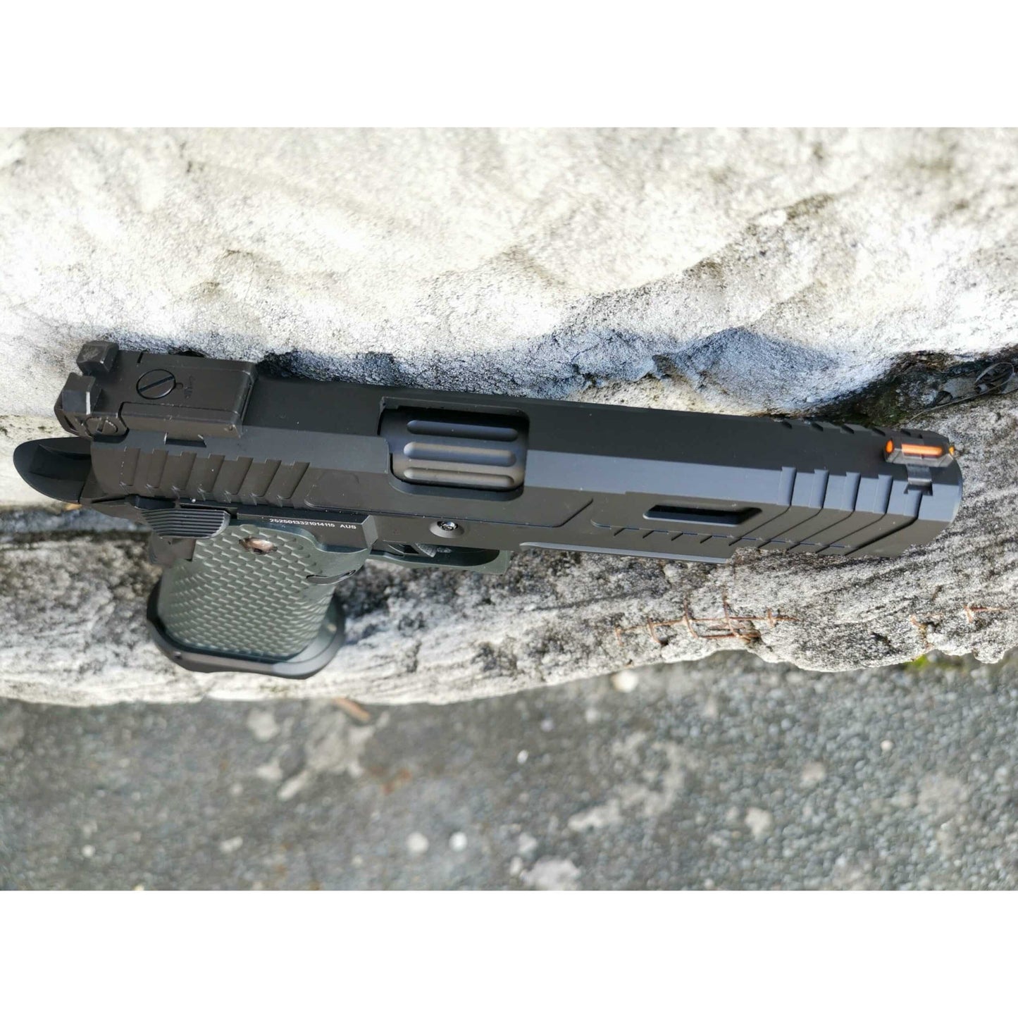 GOLDEN EAGLE 3345 FULL METAL CNC SLIDE GEL BLASTER GREEN GAS POWERED Hi-Capa 5.1 VERSION GAS BLOW BACK