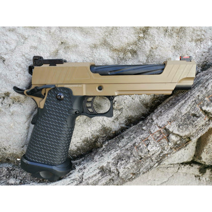 GOLDEN EAGLE 3401 FULL METAL CNC GMX 1T GEL BLASTER GREEN GAS POWERED Hi-Capa 5.1 VERSION GAS BLOW BACK
