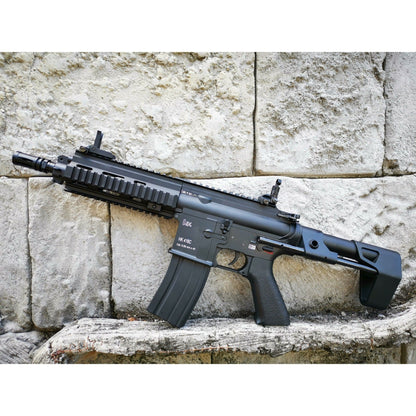 DOUBLE BELL HK416C Real Engraved Metal Electric Gel Blaster Black