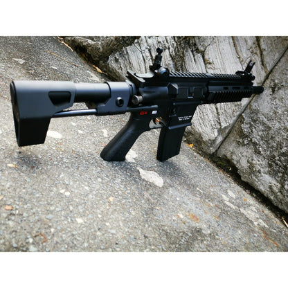 DOUBLE BELL HK416C Real Engraved Metal Electric Gel Blaster Black