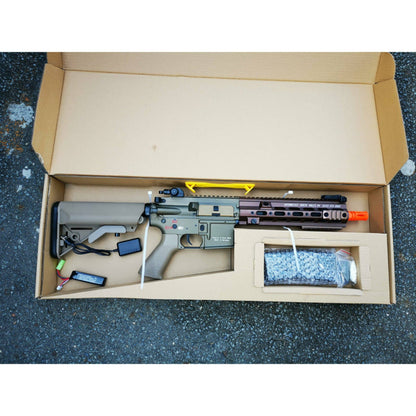 DOUBLE BELL HK416 GEISSELE Type 10.5 inch SMR Hand Guard Metal Electric Gel Blaster