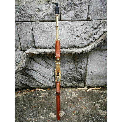 DOUBLE BELL GOLDED AK-47 METAL GEL BLASTER REAL WOOD CLASSIC VERSION
