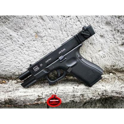 DOUBLE BELL Glock 21 Gas Blowback Gel Blaster CNC Slide Green Gas Version Semi/Full Auto